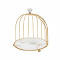 Gold Birdcage Decorative Tray